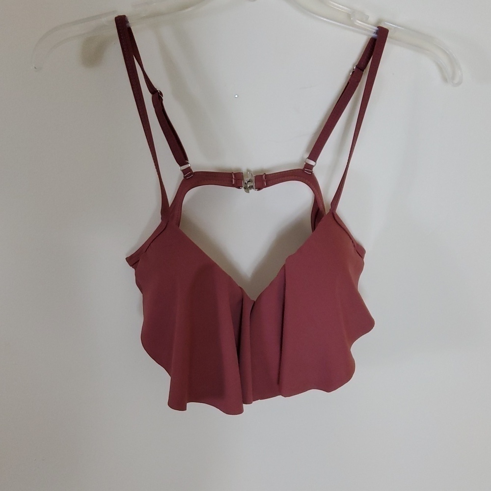 Oyoangle Women's Push Up Bikini Top Size Sm